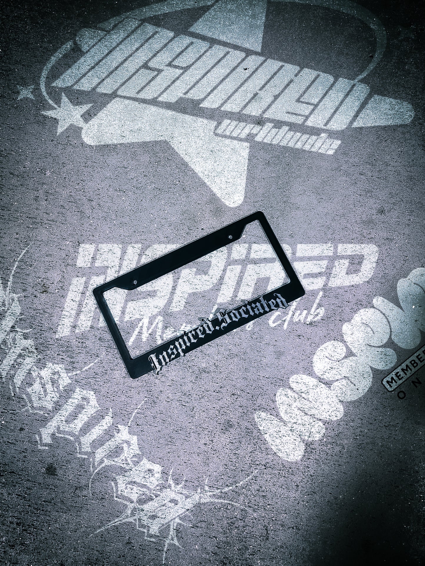 INSPIRED OG LISCENSE PLATE FRAME